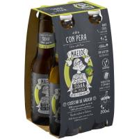 Sidra de pera MAELOC, pack 4x20 cl