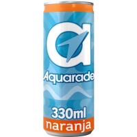 Refresco isotónico de naranja AQUARADE, lata 33 cl