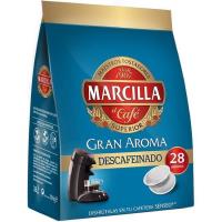 Café descafeinado compatible Nespresso MARCILLA, paquete 28 uds