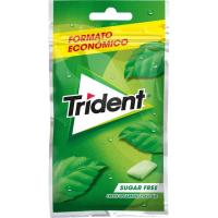 Chicle de hierbabuena sin azúcar TRIDENT, paquete 43,5 g