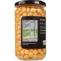 Garbanzo cocido Eroski SELEQTIA, frasco 400 g