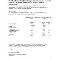Agua con zumo de naranja FONT VELLA, botella 1,15 litros