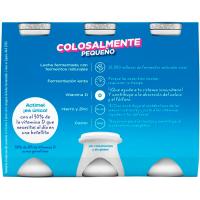 Yogur para beber natural ACTIMEL, pack 6x100 g