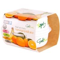 Pure de naranja y plátano GALIFRESH, pack 2x150 g