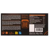 Chocolate negro-naranja sin azúcar 70% CLAVILEÑO, tableta 100 g