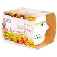 Pure de pera-plátano GALIFRESH, pack 2x150 g