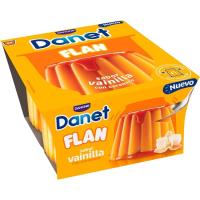 Flan de vainilla DANONE, pack 4x110 g