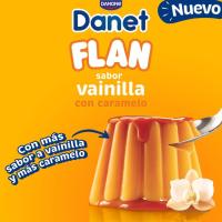Flan de vainilla DANONE, pack 4x110 g