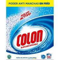 Detergente en polvo COLON,  maleta 50 dosis