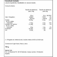Cacahuete jumbo QUIVALSA, bolsa 750 g