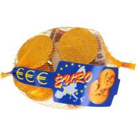 Monedas-billetes de chocolate MAP, malla 80 g Monedas-billetes de chocolate MAP, malla 80 g