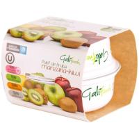 Pure de manzana-kiwi GALIFRESH, pack 2x150 g