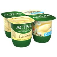 Activia 0% cremoso de vainilla DANONE, pack 4x115 g