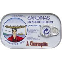 Sardinilla en aceite de oliva CHURRUSQUIÑA, lata 125 g