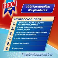Insecticida eléctrico moscas-mosq BLOOM MAX, aparato + 2 rec.