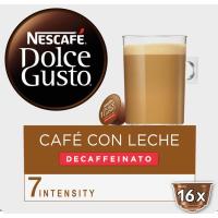 Café con leche descafeinado DOLCE GUSTO, caja 16 monodosis