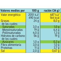 Barrita con queso EROSKI, pack 2x67 g