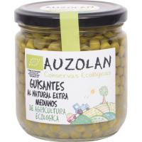 Guisantes naturales ecológicos AUZOLAN, frasco 205 g