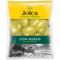 Aceitunas gordal con hueso JOLCA, bolsa 195 g