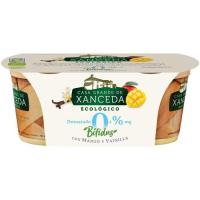 Bifidus eco mango-vainilla desnatado 0% XANCEDA, pack 2x125 g