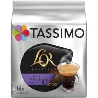 Café lungo profondo TASSIMO L'OR, paquete 16 uds