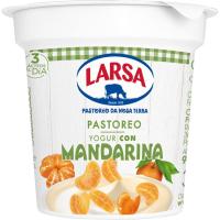 Yogur con mandarina LARSA, tarrina 125 g