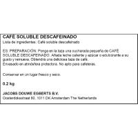 Café soluble descafeinado MARCILLA, frasco 200 g