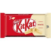 Barritas de chocolate blanco KIT KAT, pack 3x41,5 g