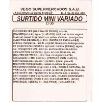 Surtido mini variado, bandeja 12 uds