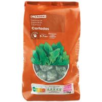 Espinacas cortadas EROSKI, bolsa 1 kg