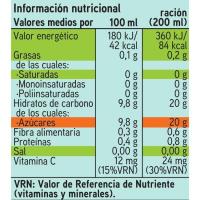 Cocktail de frutas EROSKI, brik 1 litro