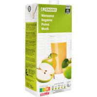 Bebida de manzana EROSKI, brick 1l