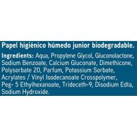 Papel higiénico húmedo junior EROSKI, paquete 60 unid.