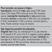 Minitosta pasas e higos EROSKI SELEQTIA, bolsa 100 g
