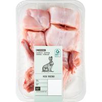 1/2 Conejo troceado EROSKI, bandeja aprox. 700 g