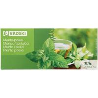 Menta poleo EROSKI, caja 25 sobres