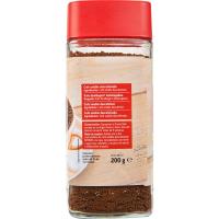 Café soluble descafeinado EROSKI, frasco 200 g