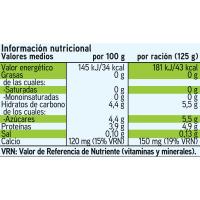 Yog.0,0% sabor fresa-piñ-pera-coco EROSKI basic, pack 8x125g