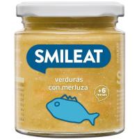 Potito de verduras con merluza ecológico SMILEAT, tarro 230 g