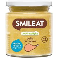 Potito de pollo con arroz ecológico SMILEAT, tarro 230 g