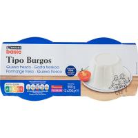 Queso de Burgos EROSKI BASIC, pack 2x250 g