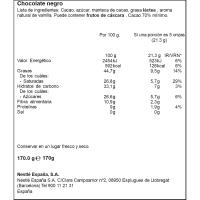 Chocolate intenso para postres NESTLÈ, tableta 170 g
