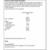 Chorizo ahumado CASA CASTELAO, malla 140 g