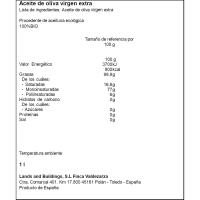 Aceite de oliva virgen extra VALDEZARZA, botella 1 litro