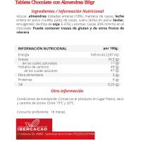 Chocolate con almendras DULCINEA, tableta 150 g