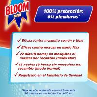 Insecitida eléctrico Max líquido BLOOM, recambio 2 uds