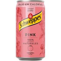 Tónica Pink SCHWEPPES, lata 25 cl