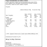 Yogur sabor a limón DANONE, pack 4x120 g