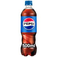 Refresco de cola PEPSI, botellín 50 cl