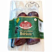 Lote Embutido ibérico VILLAR, pack 2x200 g + Tabla + Cuchillo